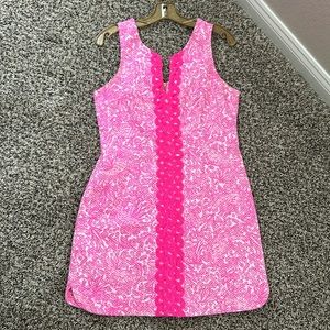 Lily Pulitzer mini shift dress pink sz. 10